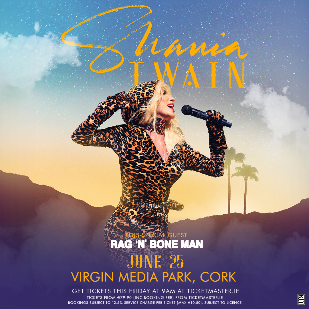 Shania Twain concert poster