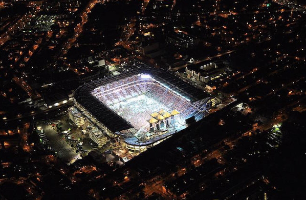 Aerial view of The Croke Park Stadium