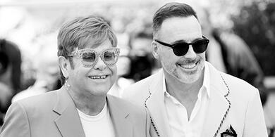 Sir Elton John and David Furnish 
