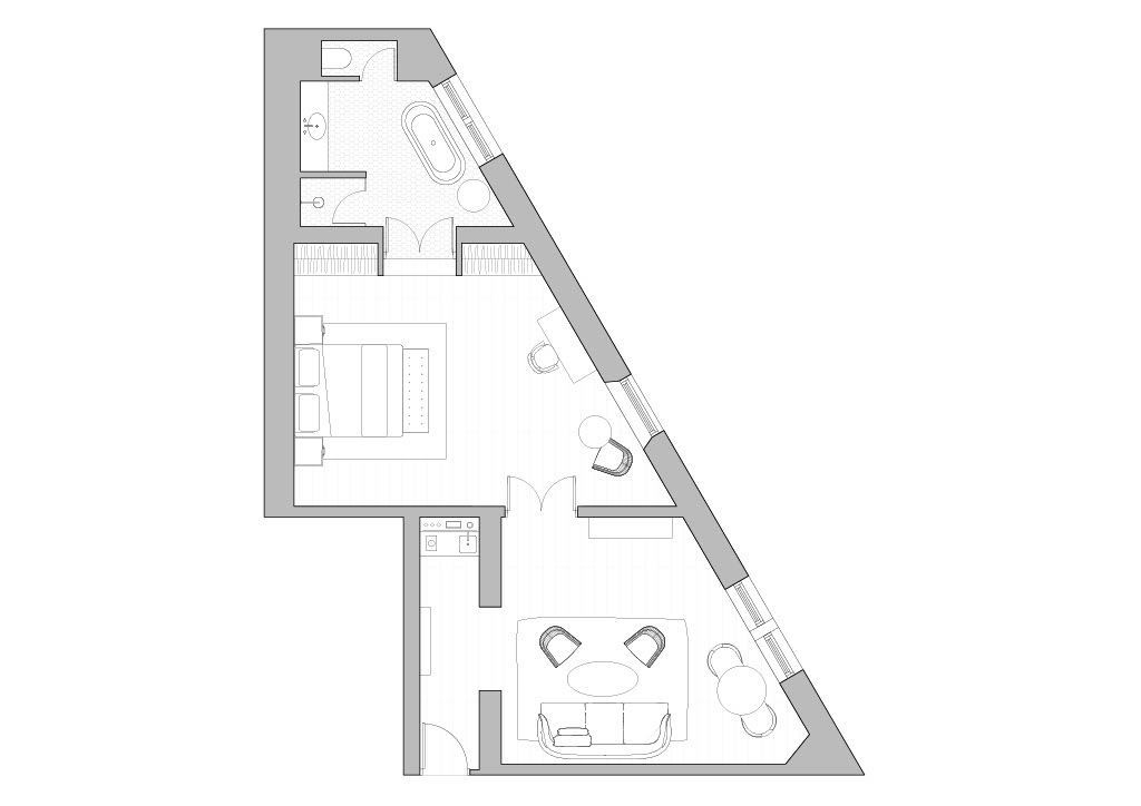 The Brompton Suite floorplan