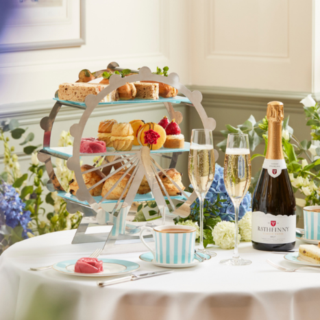 Afternoon Tea served with Rathfinny Classic Cuvée 