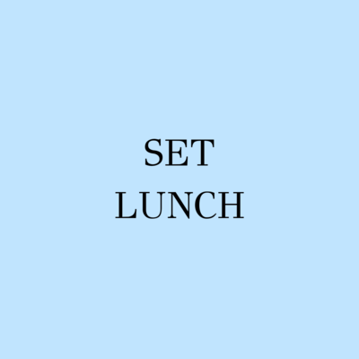 Set lunch menu
