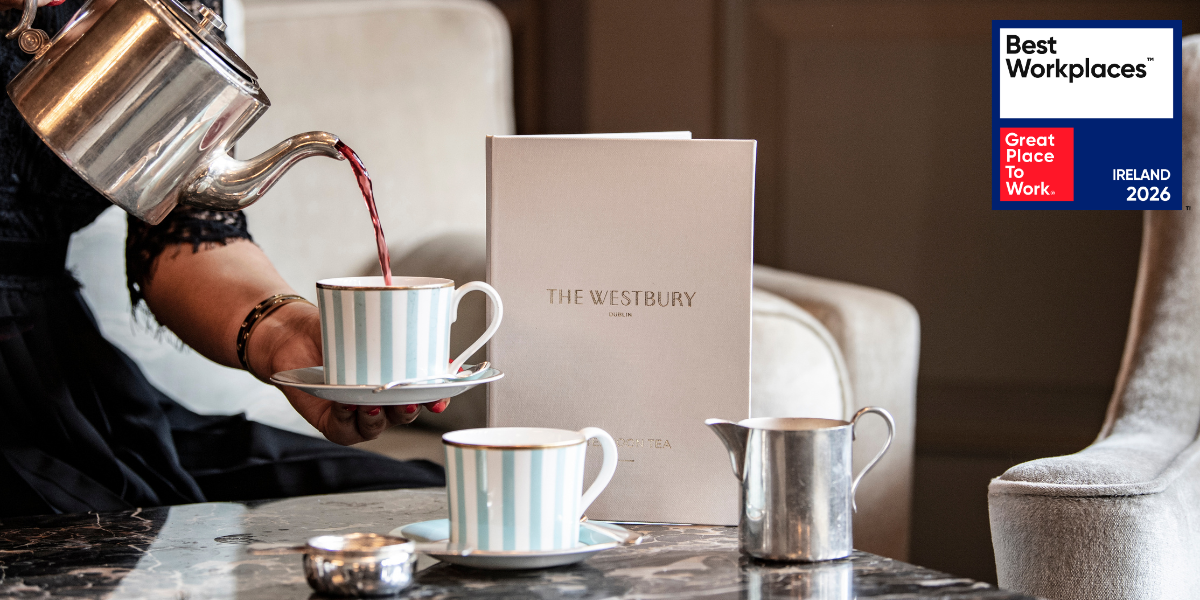 An elegant afternoon tea at The Westbury to commemorate The Doyle Collection being named one of Ireland’s Best Workplaces by Great Place to Work.