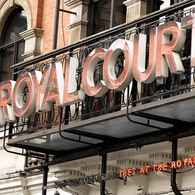 Royal Court building sign