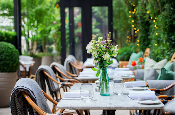 celebrating the chelsea flower show with chelsea in bloom at the bloomsbury hotel and the dalloway terrace the doyle collection 