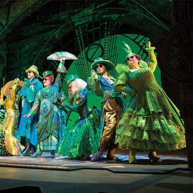 Performers from the musical Wicked 