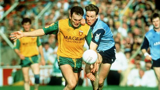 Donegal captain Anthony Molloy V Dublin in 1982 All Ireland Final