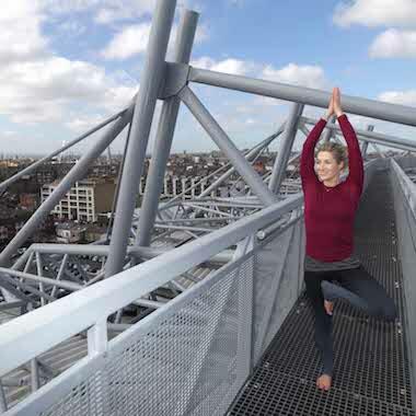 Enjoy a rooftop yoga class in Dublin on the top of the Etihad Skyline at Croke Park Stadium.