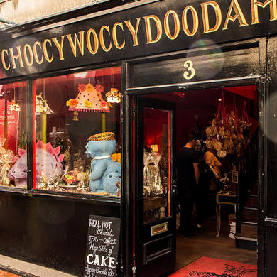 Choccywoccydoodah shop front