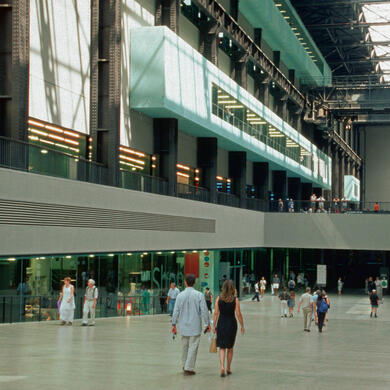 Interior of Tate Modern 