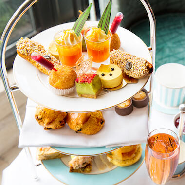 A springtime themed Afternoon Tea at The Westbury