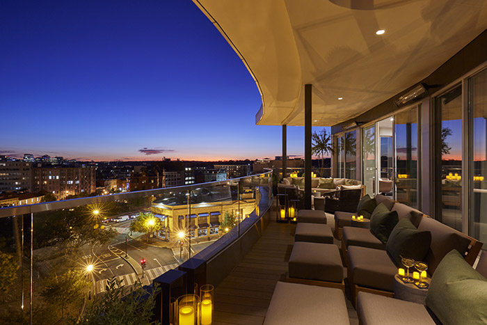 The penthouse suite at The Dupont Circle