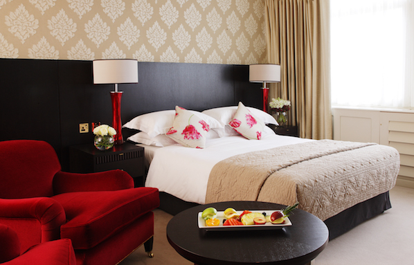 Celebrate Valentine's Day with a special romantic getaway in the centre of Dublin, in The Westbury, with champagne, chocolate and a rose petal turndown