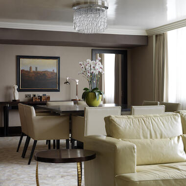 The Westbury's presidential suite is luxurious, discreet, private and full of unique touches, right in the heart of Dublin.