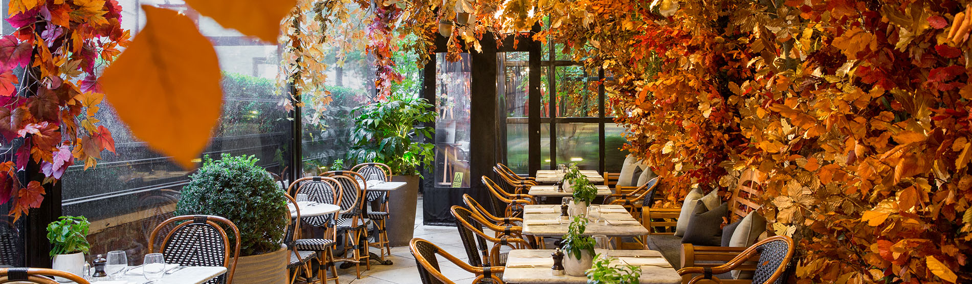 Dalloway Terrace Restaurant in Soho | The Bloomsbury Hotel