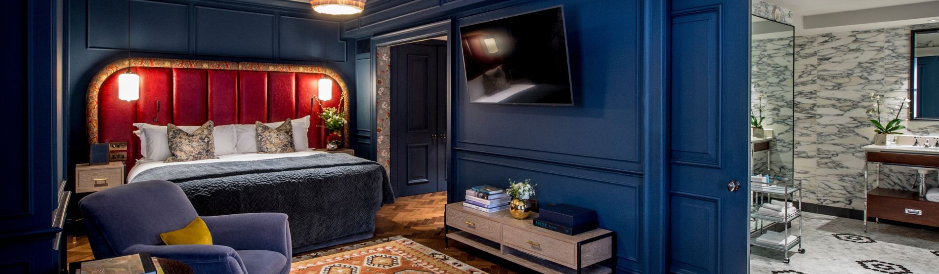 A suite in The Bloomsbury Hotel London