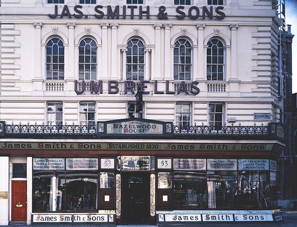 The exterior of James Smith & Sons
