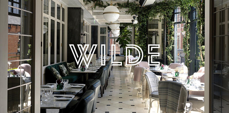 The terrace at Wilde