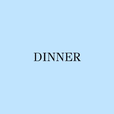 Dinner menu at the Kensington Hotel
