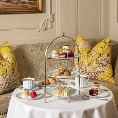 Afternoon tea served in the Drawing Room in the Kensington hotel