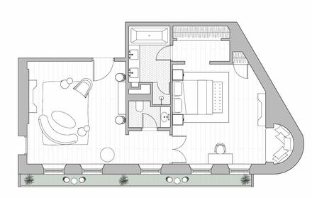 Suite floorplan 