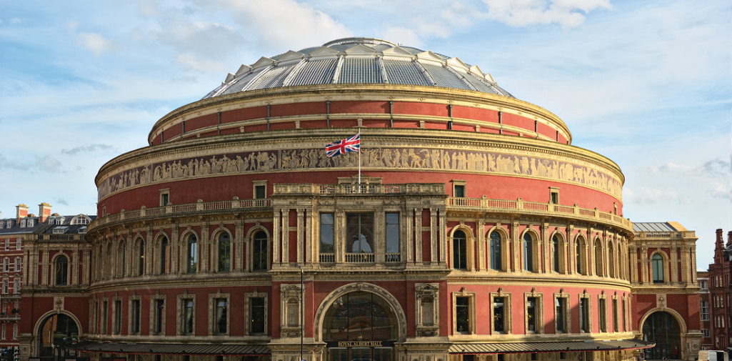 The exterior of Royal Albert Hall in London