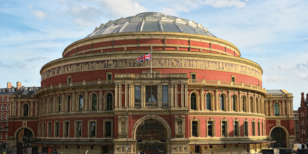 Exterior of the Royal Albert Hall in London
