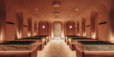 Welness baths at The Marylebone hotel. Rebase Photography Credit: Louis Waite Photography