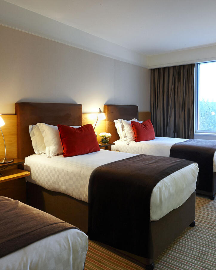 Superior Room with 3 single beds at The River Lee hotel in Cork