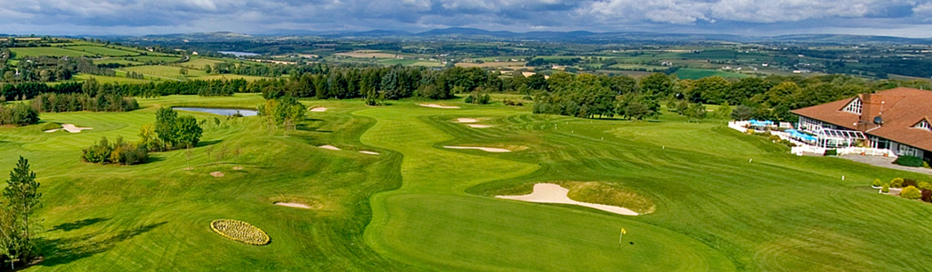 Aerial view of Lee Valley golf course