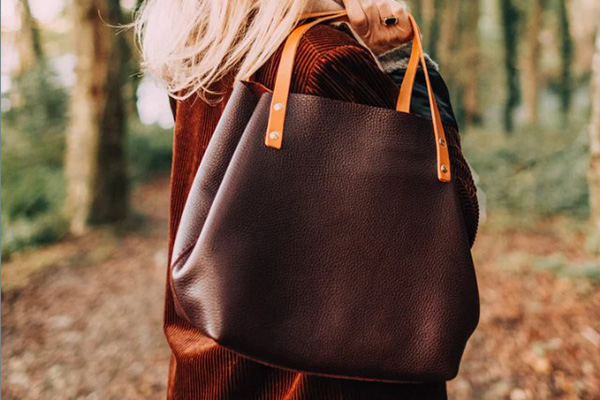 A leather bag by Kinsale Leather