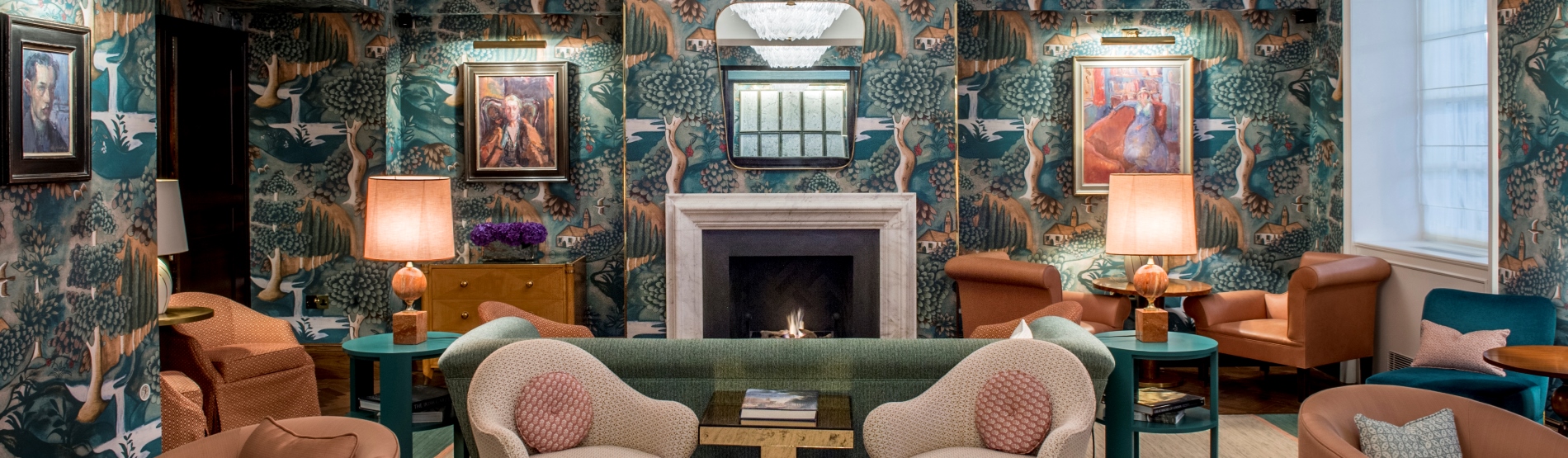 the Sitting Room at The Bloomsbury hotel in London