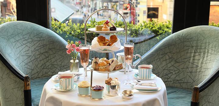 Afternoon tea on the Gallery in the Westbury