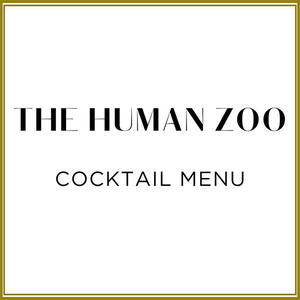 Human zoo cocktail menu tile