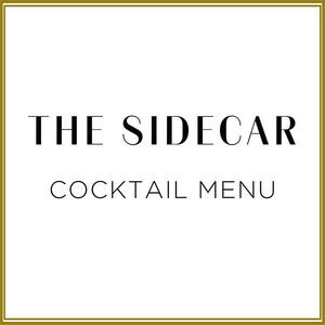 The Sidecar Cocktail Menu tile