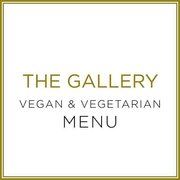 The Gallery vegan and vegetarian menu tile