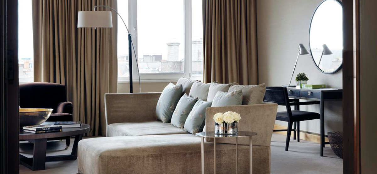 A suite in The Westbury hotel, Dublin