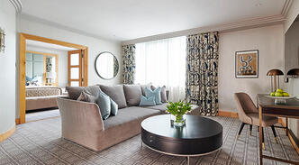 Living room in luxury suite