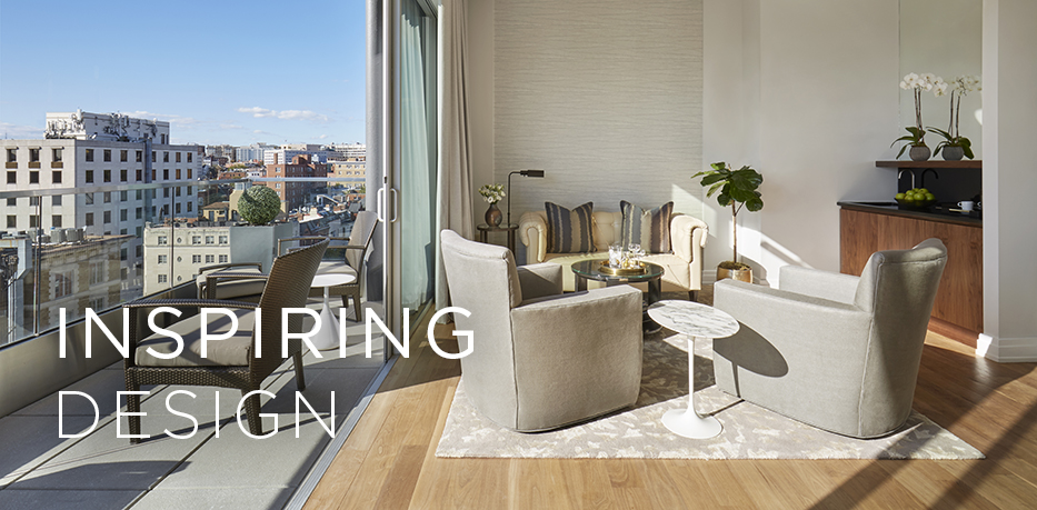 Suite with terrace overlooking Washington DC at The Dupont Circle