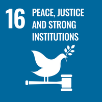 UN Goal: 16 Peace, Justice and Strong Institutions