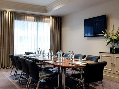 The William West Suite - boardroom style meeting room at The Bristol hotel